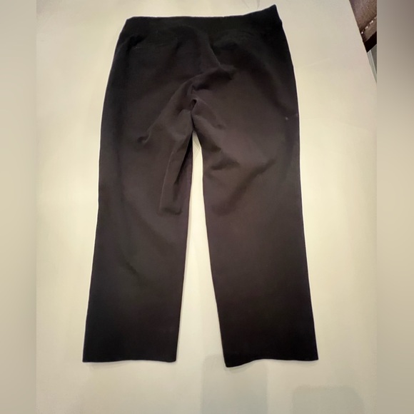 SOFT SURROUNDINGS - SOFT ESSENTIAL SUPERLA BLACK SIZE XL STRAIGHT LEG PANTS - Picture 7 of 11